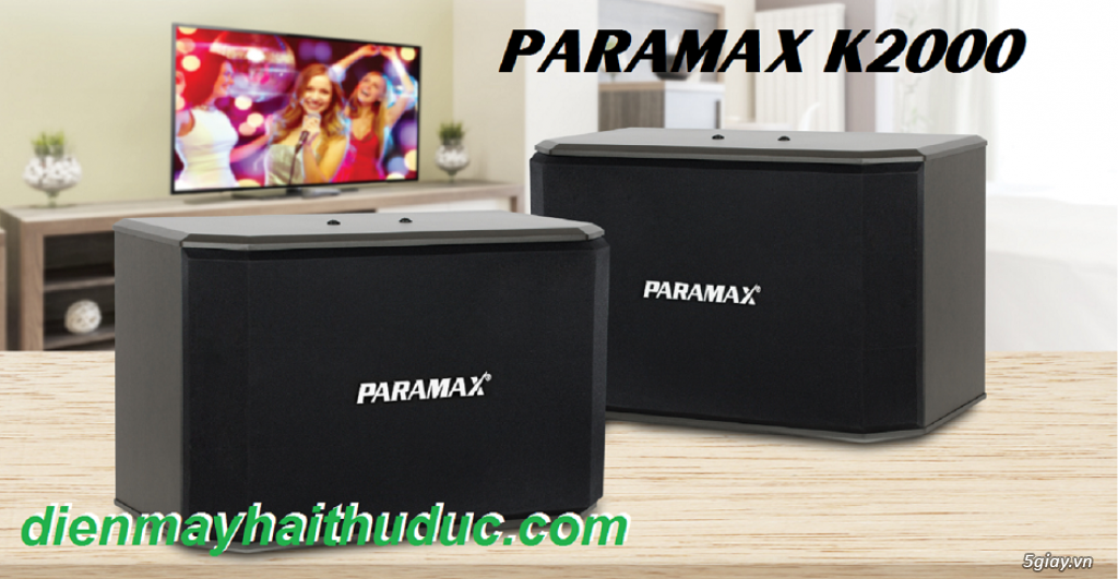 Loa Paramax K2000 thiết kế 5 đường tiếng Bass 30+2 trung+2 Treble - 1