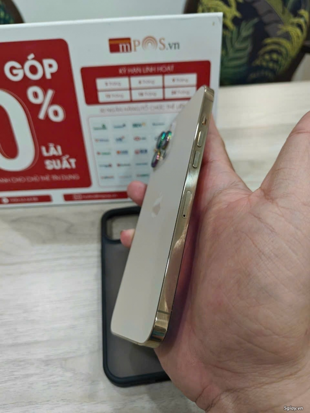 Iphone 12 ProMax 256g Vàng gold quốc tế , hỗ trợ trả góp - 4