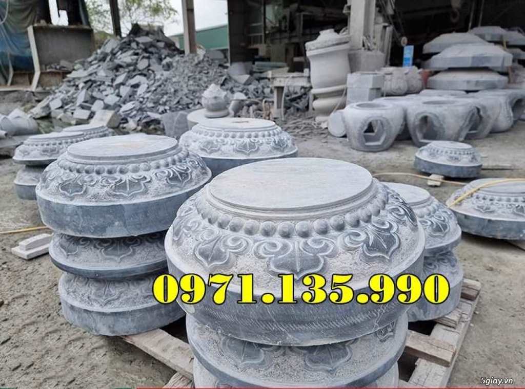 090- mẫu chân tảng bằng đá kê cột nhà đẹp bán bạc liêu - 7