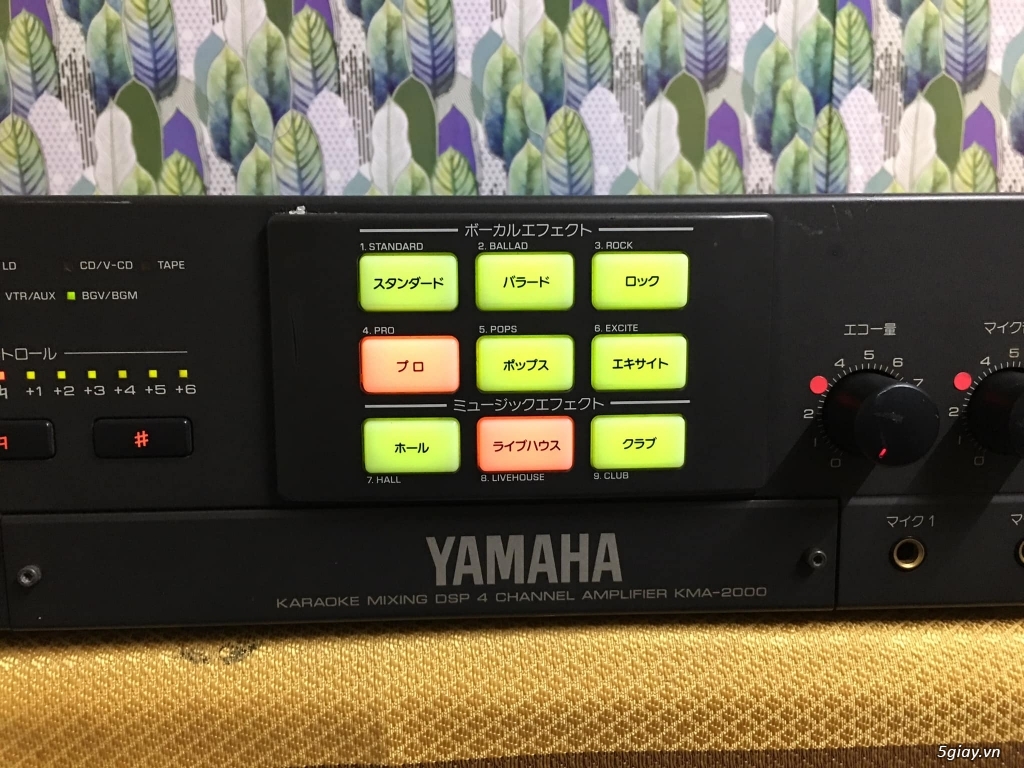 Amply karaoke YAMAHA nhật, karaoke vang ngọt tiếng 5giay