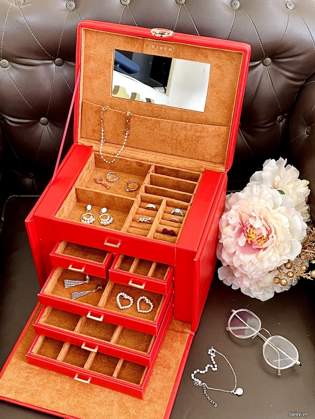 VISTA HỘP TRANG SỨC MỞ 2 CÁNH - 3