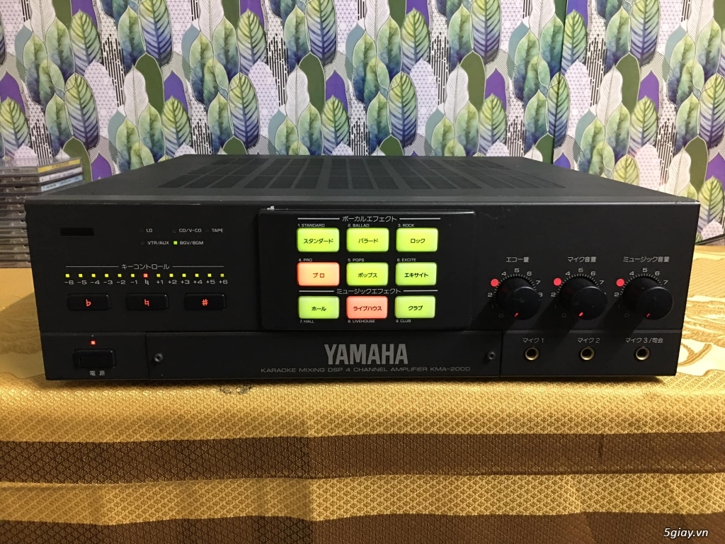 Amply karaoke YAMAHA nhật, karaoke vang ngọt tiếng 5giay
