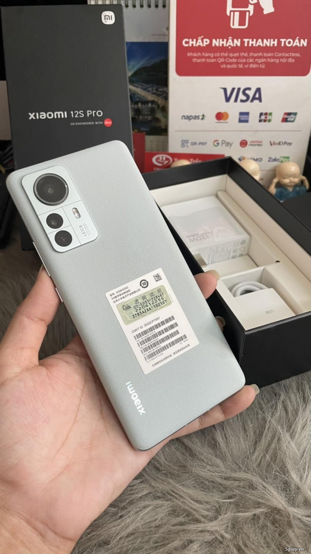 Xiaomi 12S Pro Fullbox zin keng, sẳn tiếng việt | 5giay