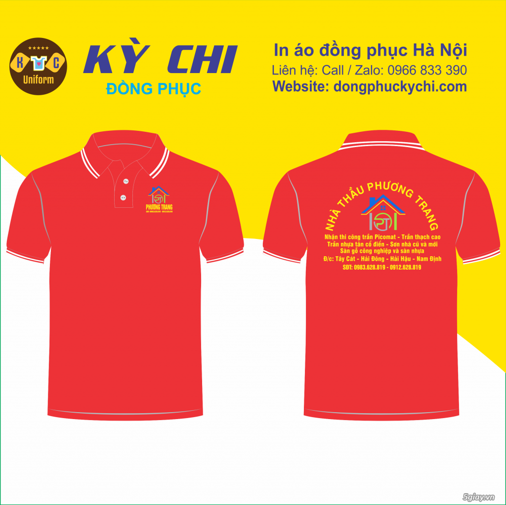 Làm áo đồng phục cửa hàng tại Hà Nội theo yêu cầu, giao hàng toàn quốc - 1