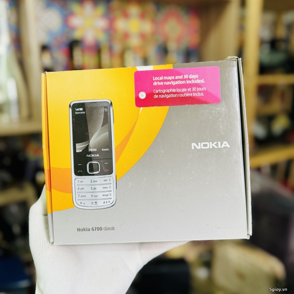 Nokia 6700 bạc sần mới nguyên hộp nguyên bản chưa qua sử dụng - 1