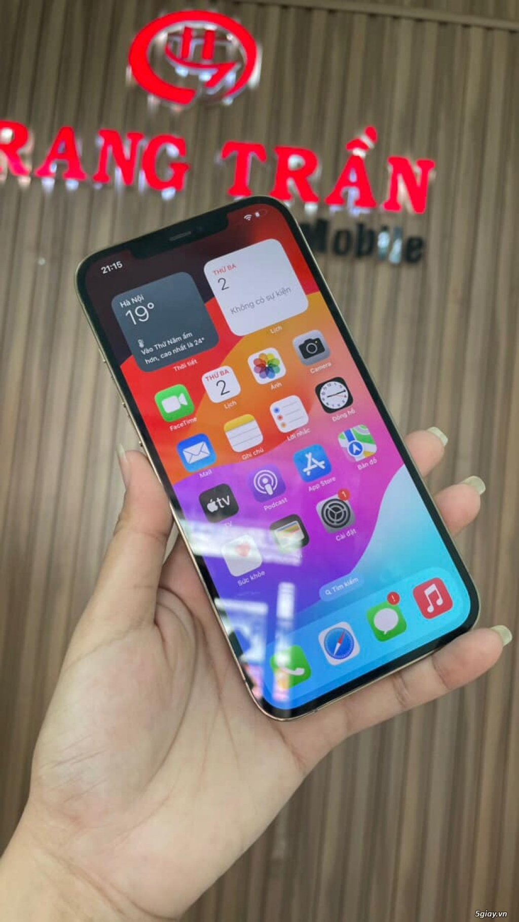 Xem thêm 1 ảnh Iphone 12 Promax 256G zin all áp,chuẩn chưa spa