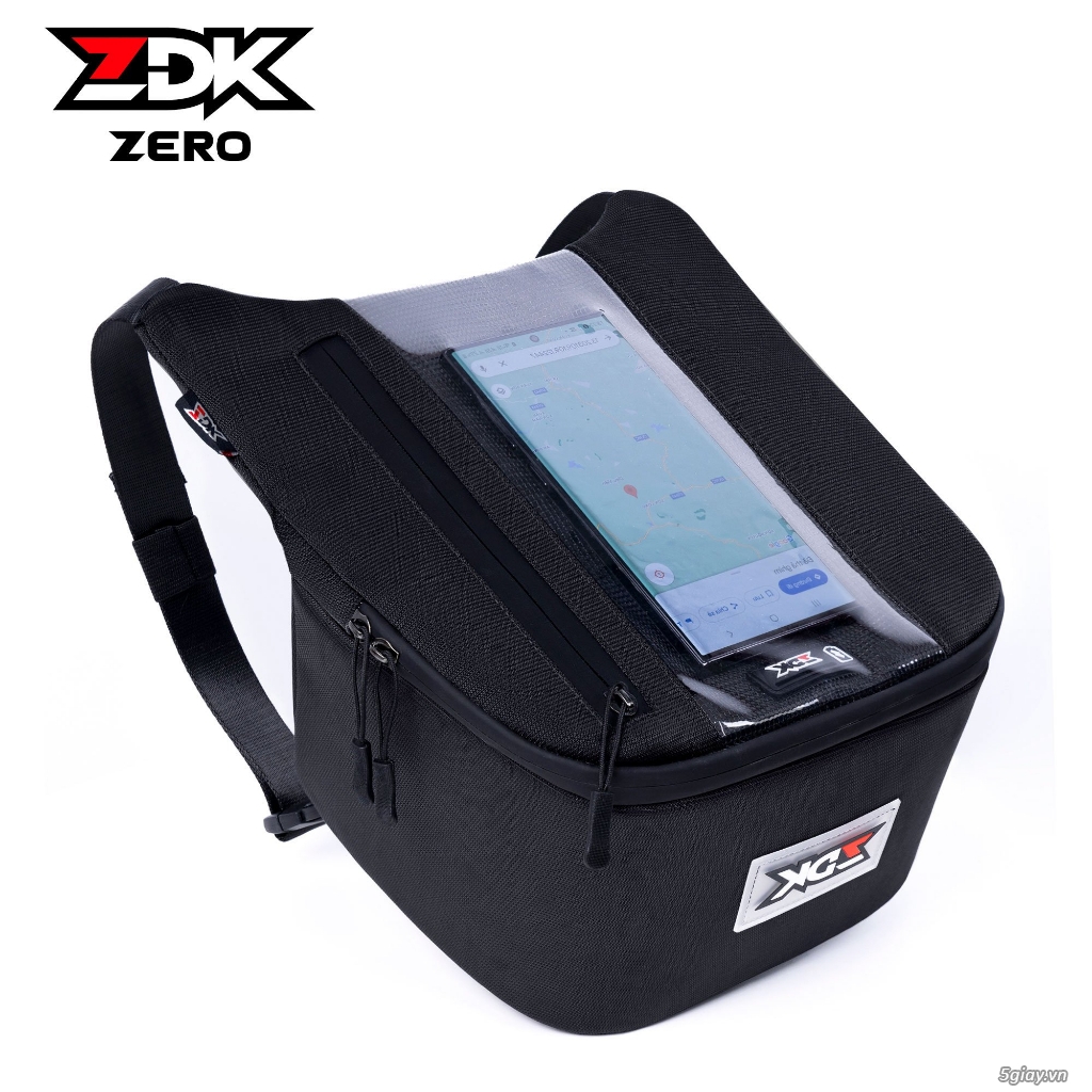 Túi treo xe máy chính hãng ZDK Zero, túi treo đầu xe,túi treo ghi đông - 3