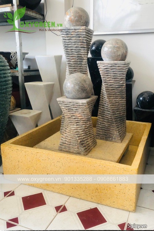 Trụ Đá Bi Xoay, Trụ Đá Phong Thuỷ, Tiểu Cảnh Sân Vườn - 6