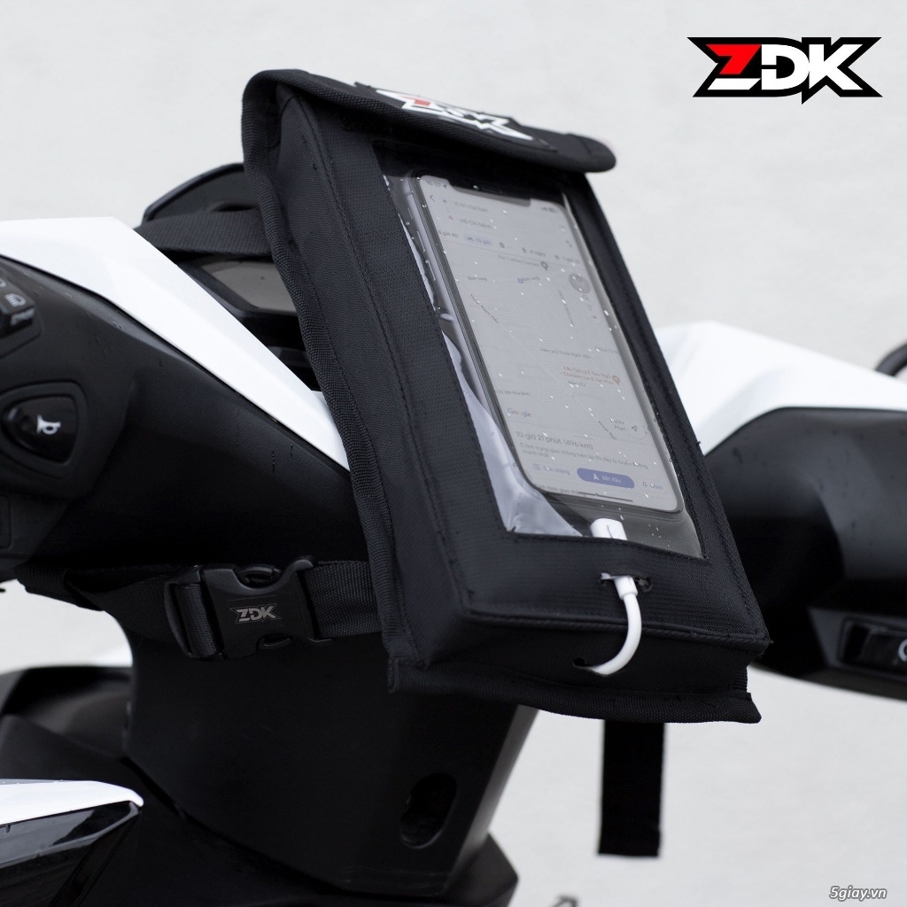 Túi treo xe máy chính hãng ZDK K1, túi treo đầu xe, túi treo ghi đông - 6