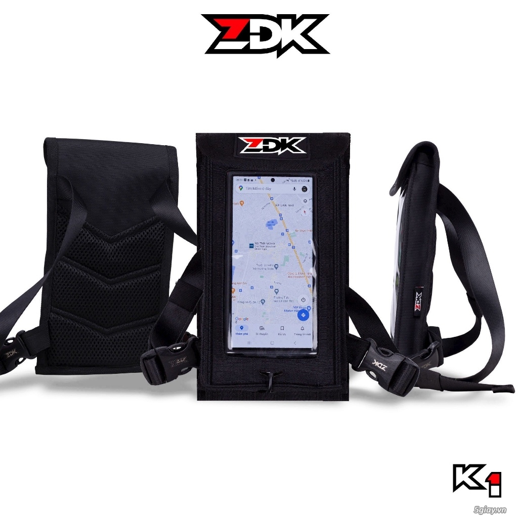 Túi treo xe máy chính hãng ZDK K1, túi treo đầu xe, túi treo ghi đông - 11