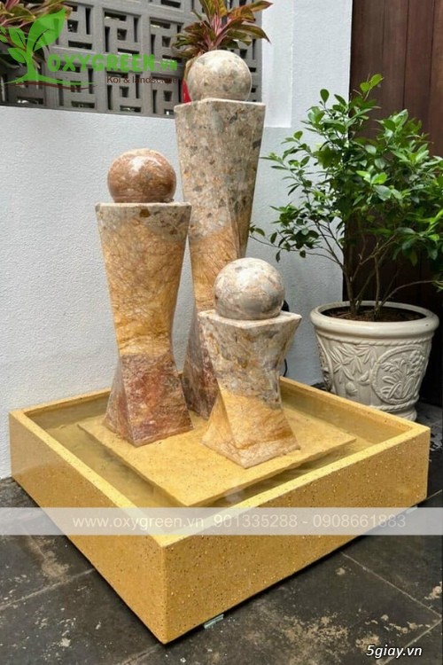 Trụ Đá Bi Xoay, Trụ Đá Phong Thuỷ, Tiểu Cảnh Sân Vườn