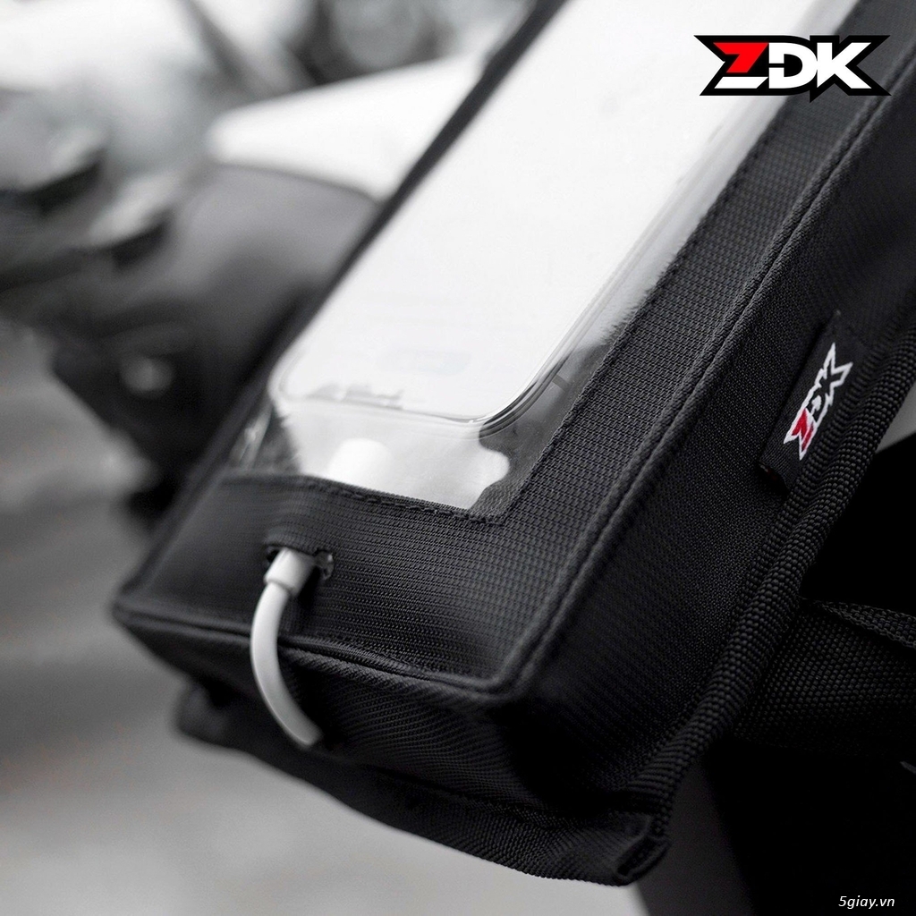 Túi treo xe máy chính hãng ZDK K1, túi treo đầu xe, túi treo ghi đông - 4