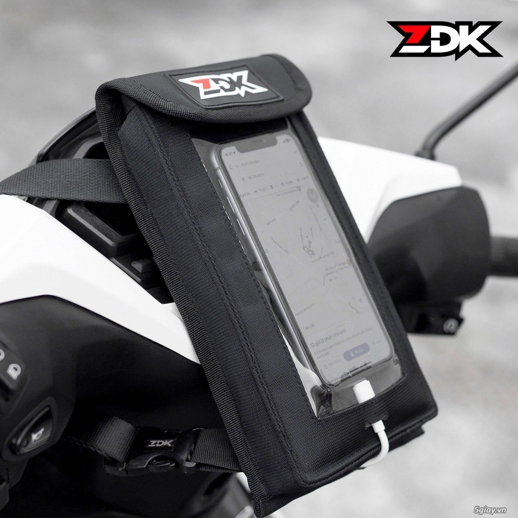 Túi treo xe máy chính hãng ZDK K1, túi treo đầu xe, túi treo ghi đông - 13
