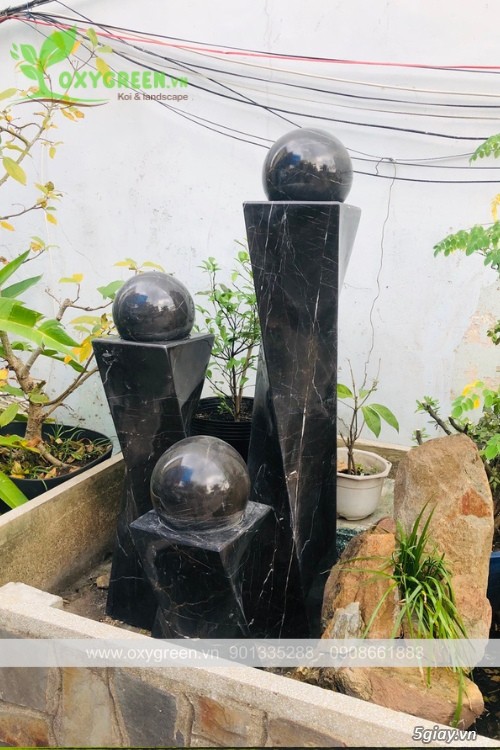 Trụ Đá Bi Xoay, Trụ Đá Phong Thuỷ, Tiểu Cảnh Sân Vườn - 1