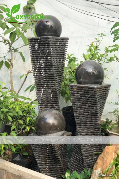 Trụ Đá Bi Xoay, Trụ Đá Phong Thuỷ, Tiểu Cảnh Sân Vườn - 5