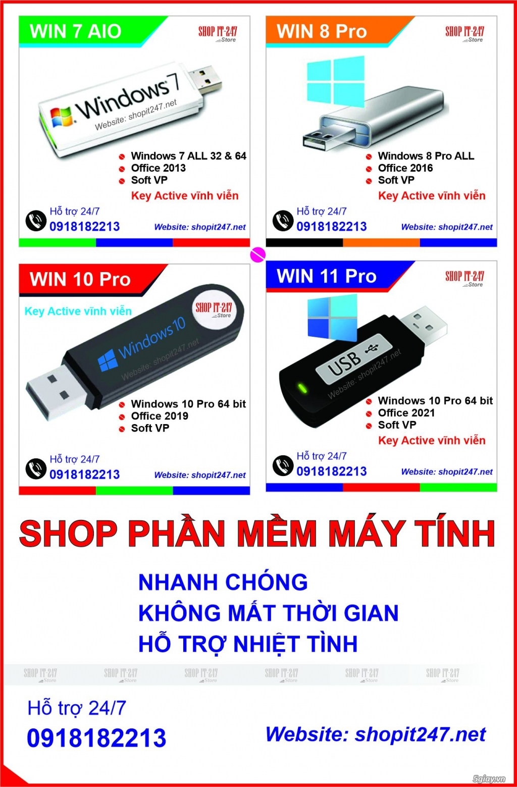 USB cài windows 7/10/11, cứu hộ máy tính tự động – Hỗ trợ 24/7: 091818