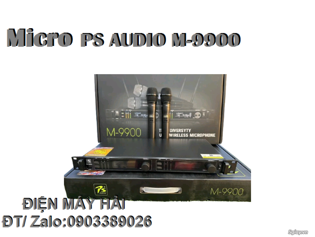 Micro không dây PS Audio M-9900 hàng cao cấp số 1 của Mic PS Audio - 1