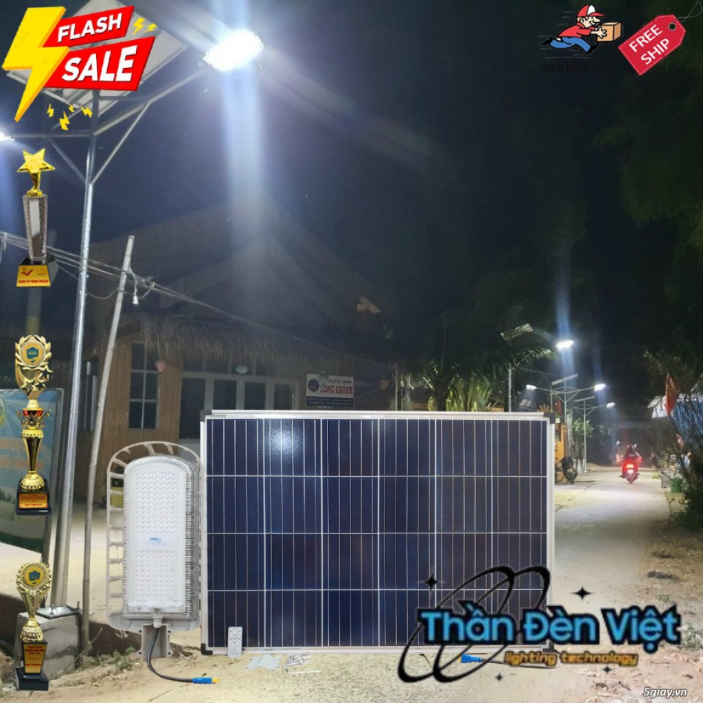 Đèn năng lượng mặt trời có điều khiển