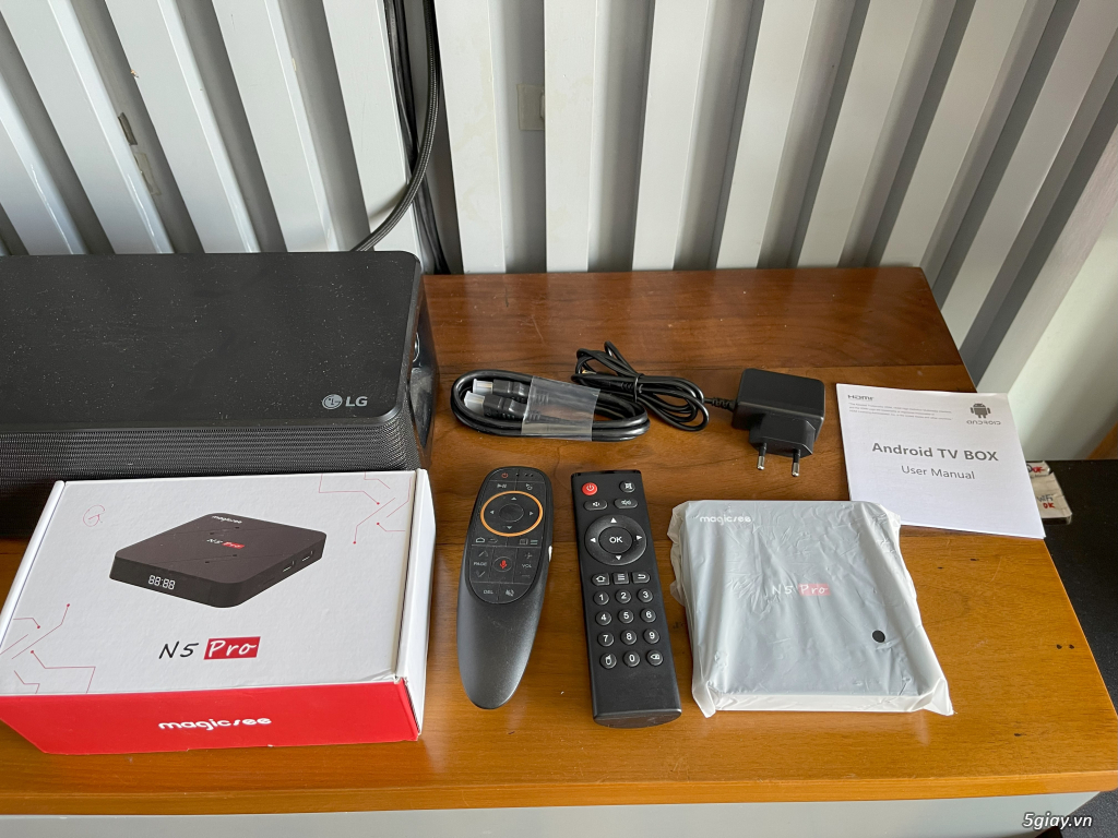 TV Box Magicsee N5 Pro (Wifi 2 băng tần 2.4/5G) ) + Chuột bay