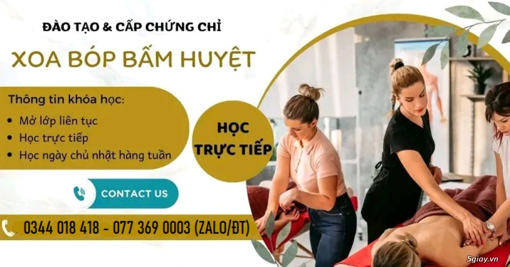 Tìm nơi đào tạo cấp chứng chỉ xoa bóp bấm huyệt ở TP HCM