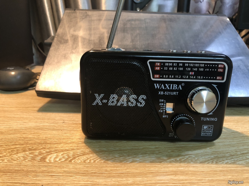 Đài Radio FM Waxiba X Bass nghe tốt AM, FM, USB - 100k - 3