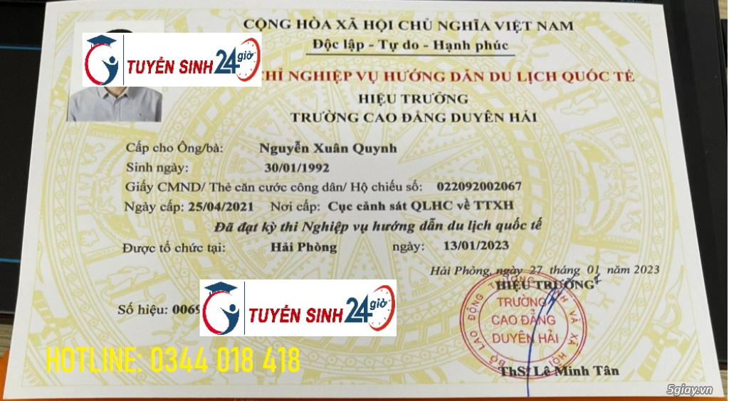 Tìm nơi học chứng chỉ hướng dẫn viên để đổi thẻ hành nghề