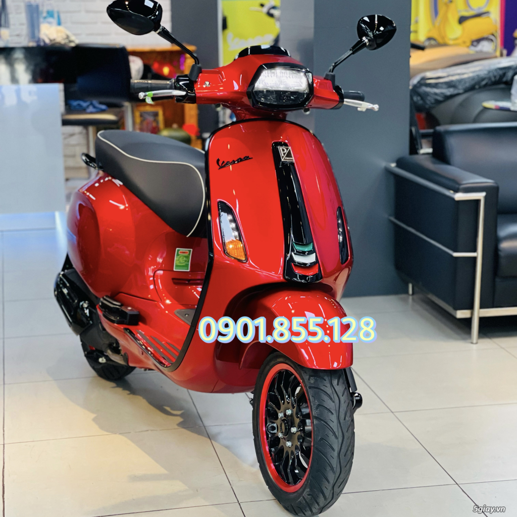 Vespa Sprint Đỏ Cherry Cực Ngầu