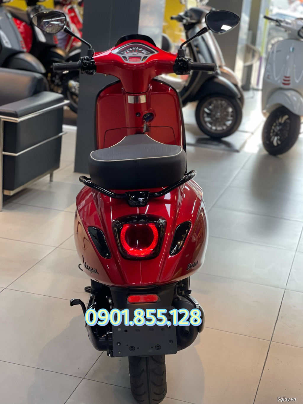 Vespa Sprint Đỏ Cherry Cực Ngầu - 3