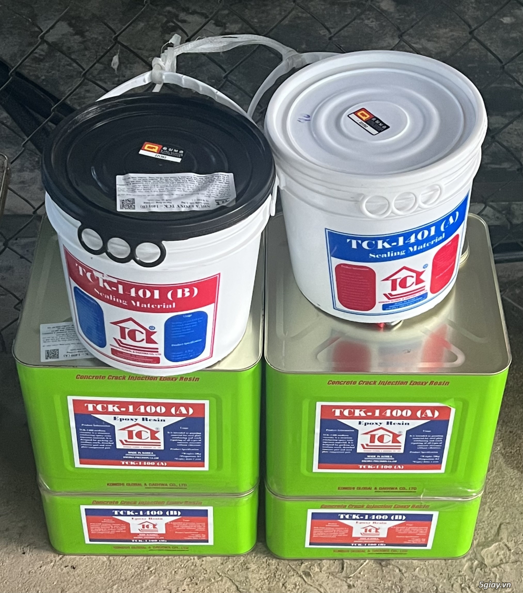 Keo epoxy 1400, chống nứt TCK1400, E500, E206, E2800