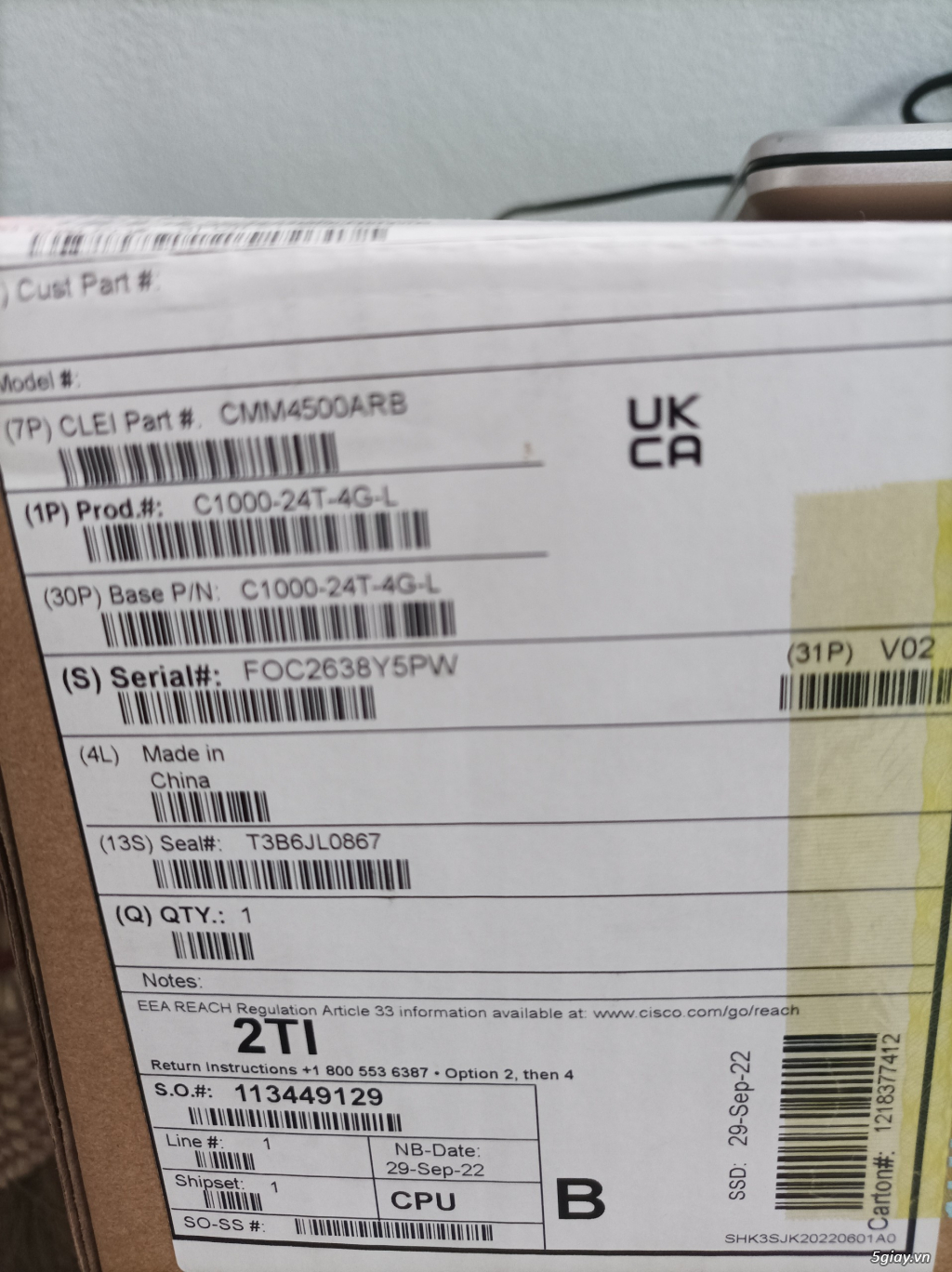 Cần bán Switch Cisco C1000 - 3