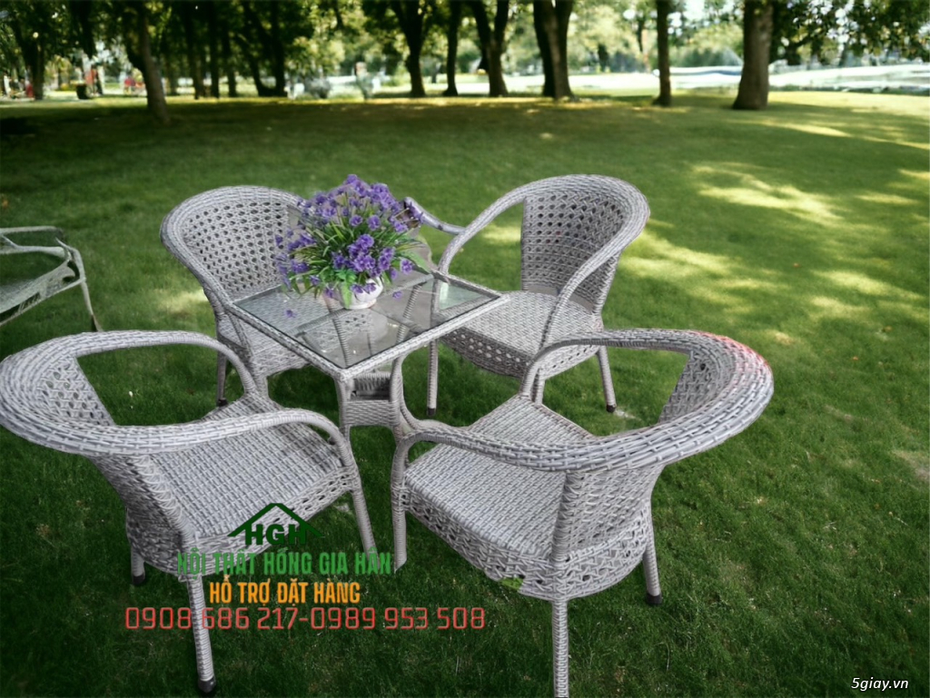 Bàn ghế cafe sân vườn - 1