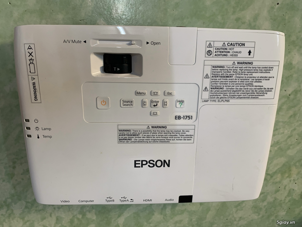 Cần bán máy chiếu EPSON EB 1751 mới 95% - 2