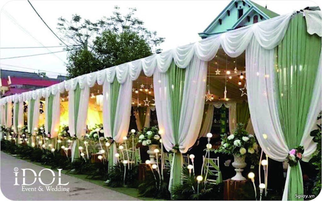 Cho thuê rạp cưới đẹp, nhiều mẫu mã, hiện đại tại Sài Gòn - 3