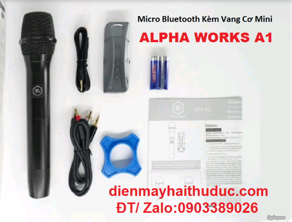 Micro Alpha Works A1 chức năng Bluetooth, Vang karaoke mini - 1