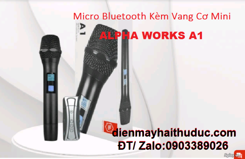 Micro Alpha Works A1 chức năng Bluetooth, Vang karaoke mini - 2
