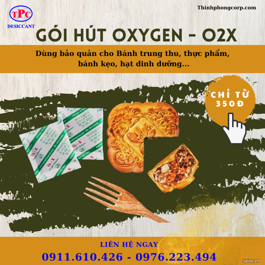 Gói hút ẩm cho thực phẩm