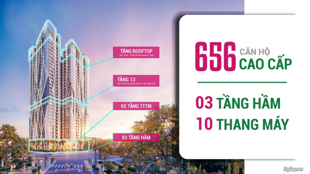 CK 300tr cho 30KH đầu tiên khi mua CH chung cư The Fibonan - 4