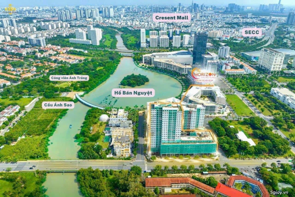 Thực tế căn hộ B5.03 Horizon Hồ Bán Nguyệt Phú Mỹ Hưng - 1