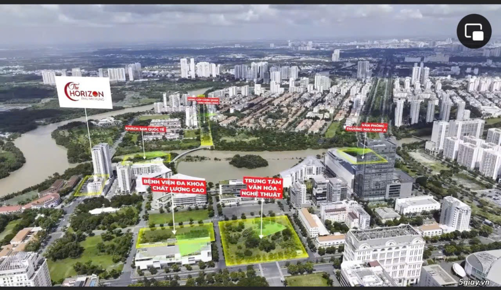 Thực tế căn hộ B5.03 Horizon Hồ Bán Nguyệt Phú Mỹ Hưng