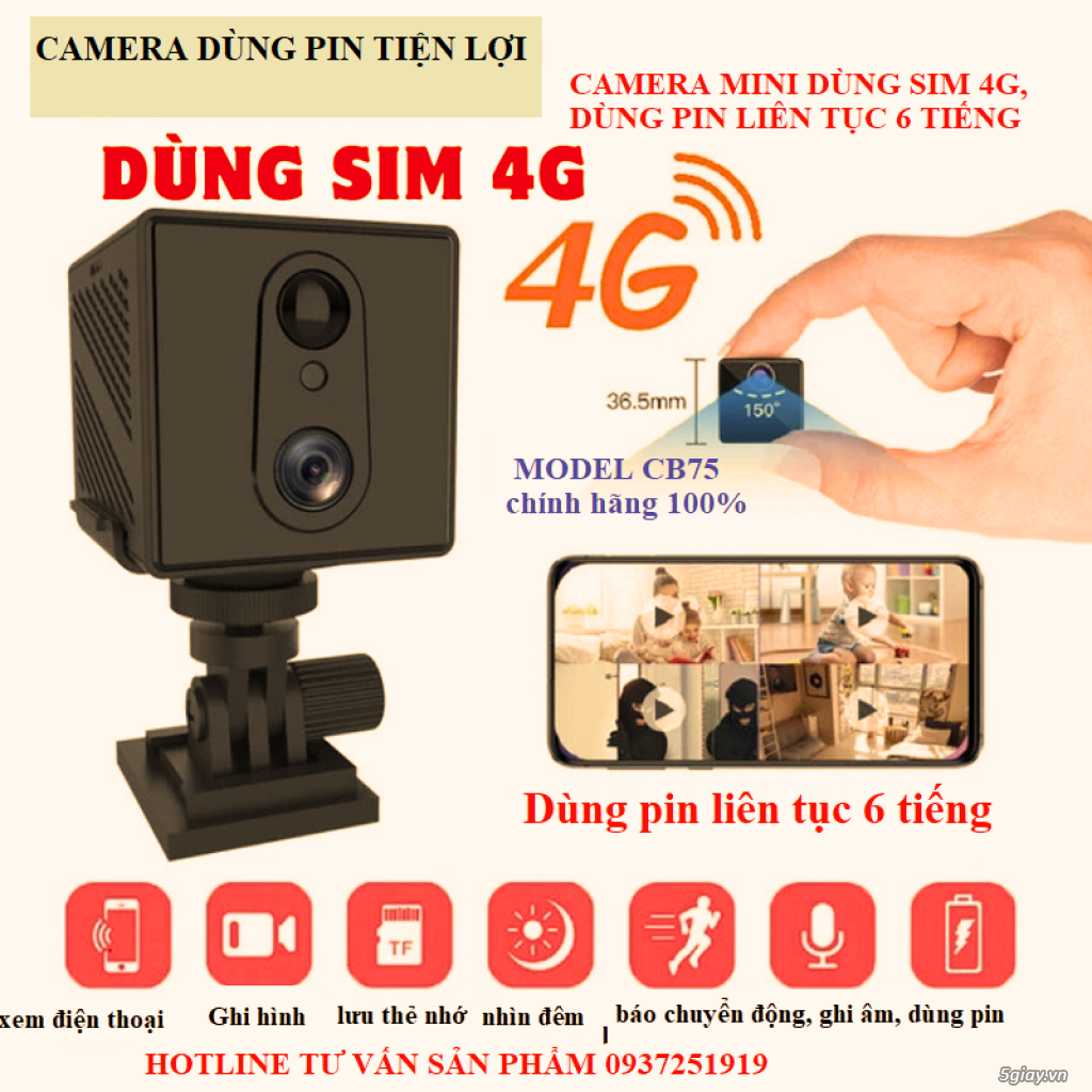 Camera quay lén tại Biên Hòa Đồng Nai, sử dụng pin kết nối xem từ xa