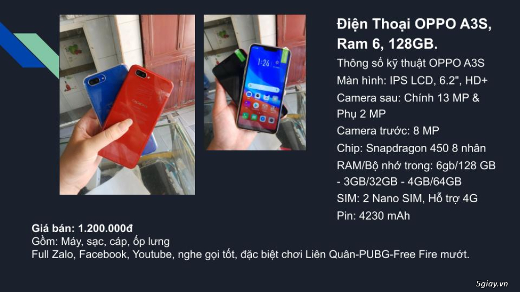 Chuyên điện thoại cấu hình ngon ram 4G 6G 8G giá siêu rẻ TPHCM có COD - 5