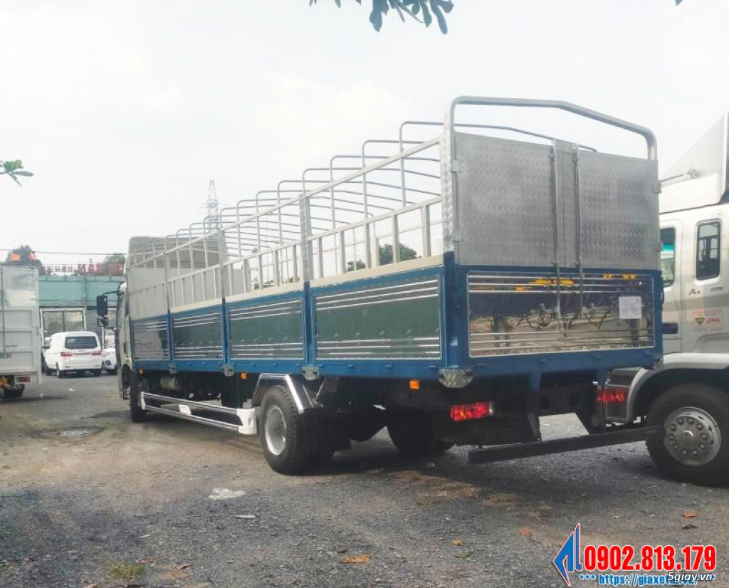 XE TẢI FAW J6L TẢI  7.5 TẤN THÙNG BẠT DÀI 9660 x 2340 x 770/ 2150 MM