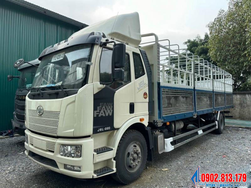 XE TẢI FAW J6L TẢI  7.5 TẤN THÙNG BẠT DÀI 9660 x 2340 x 770/ 2150 MM - 2