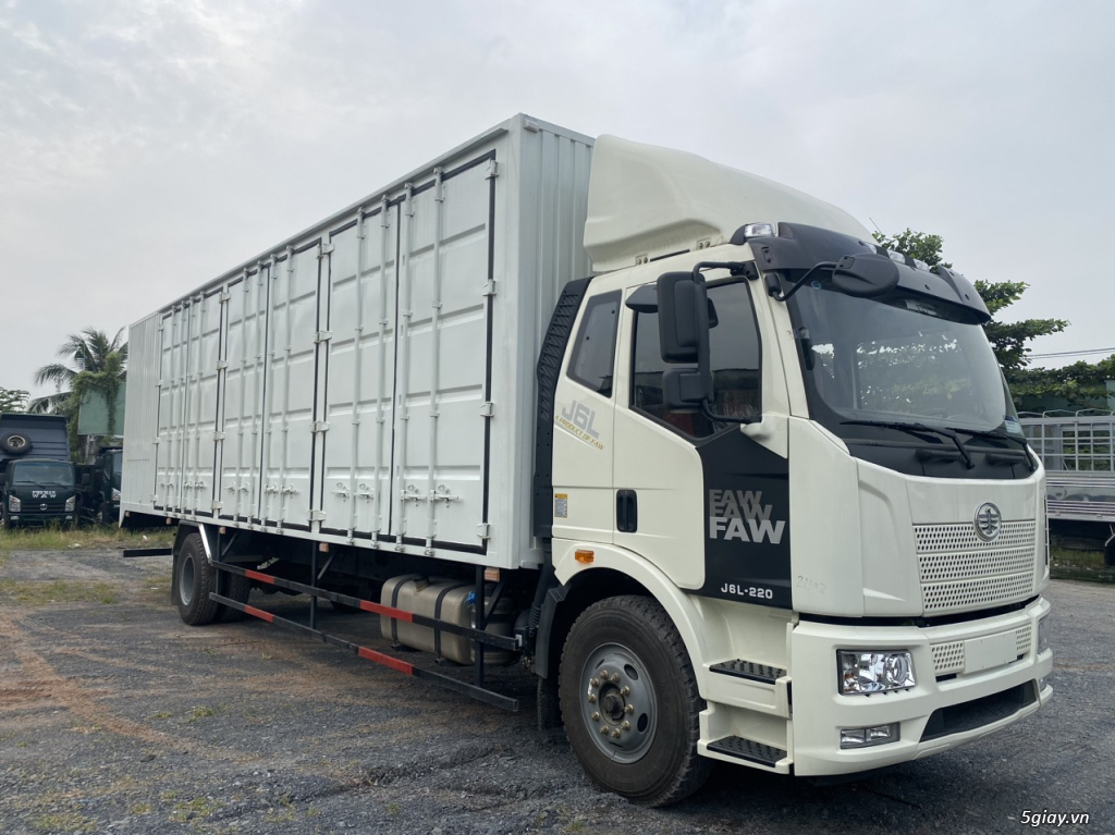BÁN XE TẢI FAW J6L THÙNG CHỞ PALLET CHỨA CẤU KIỆN ĐIỆN TỬ - 1