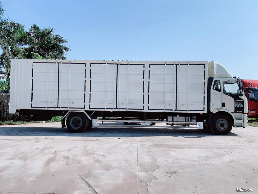BÁN XE TẢI FAW J6L THÙNG CHỞ PALLET CHỨA CẤU KIỆN ĐIỆN TỬ - 2