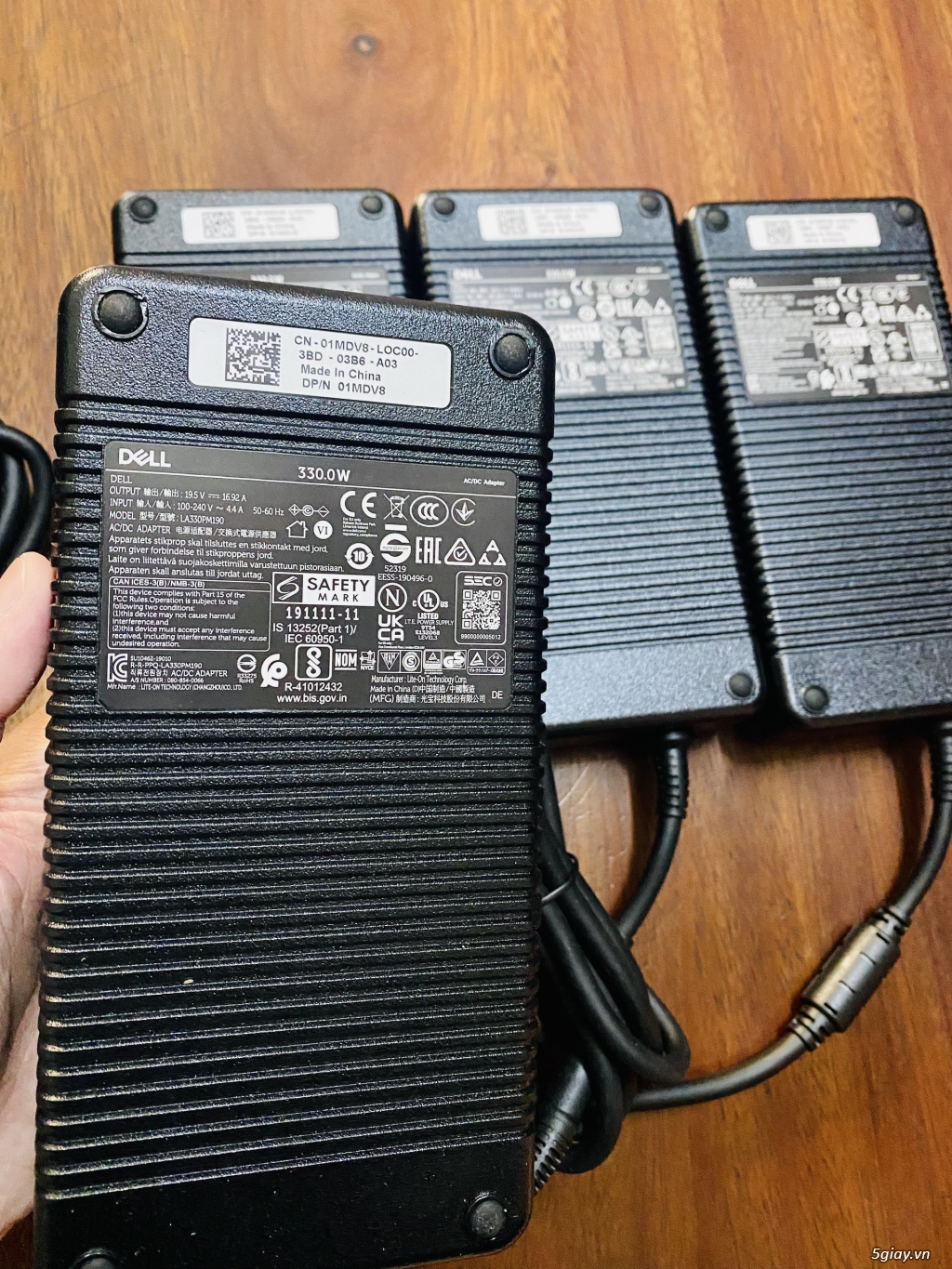 Sạc Laptop  DELL Alienware 330W zin mới chính hãng - 2