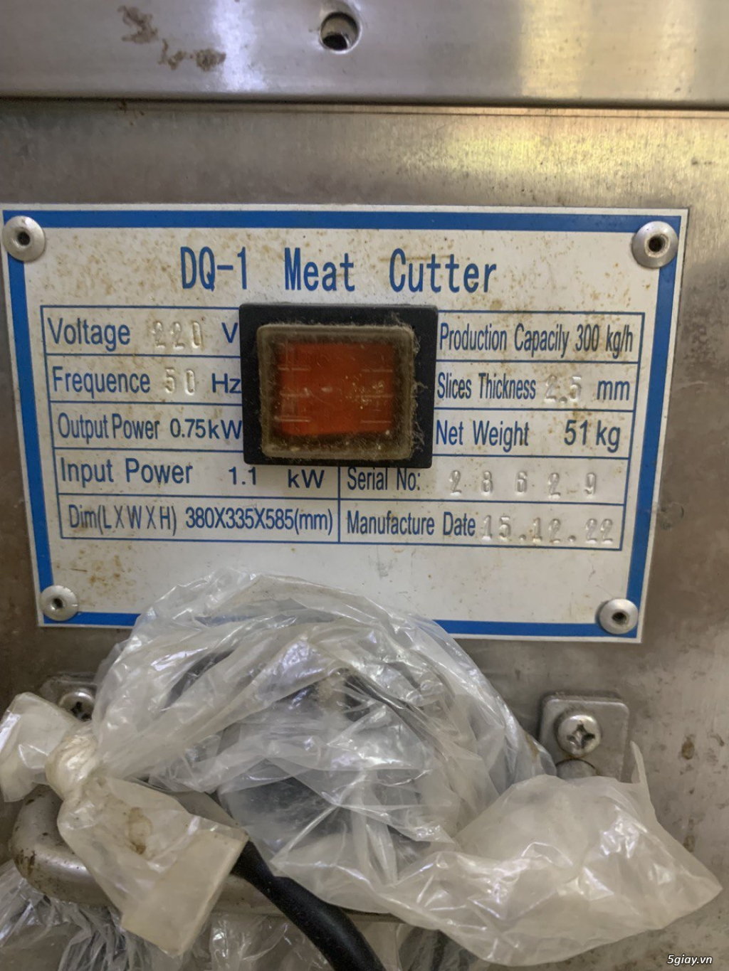 Máy xắt da heo - 1
