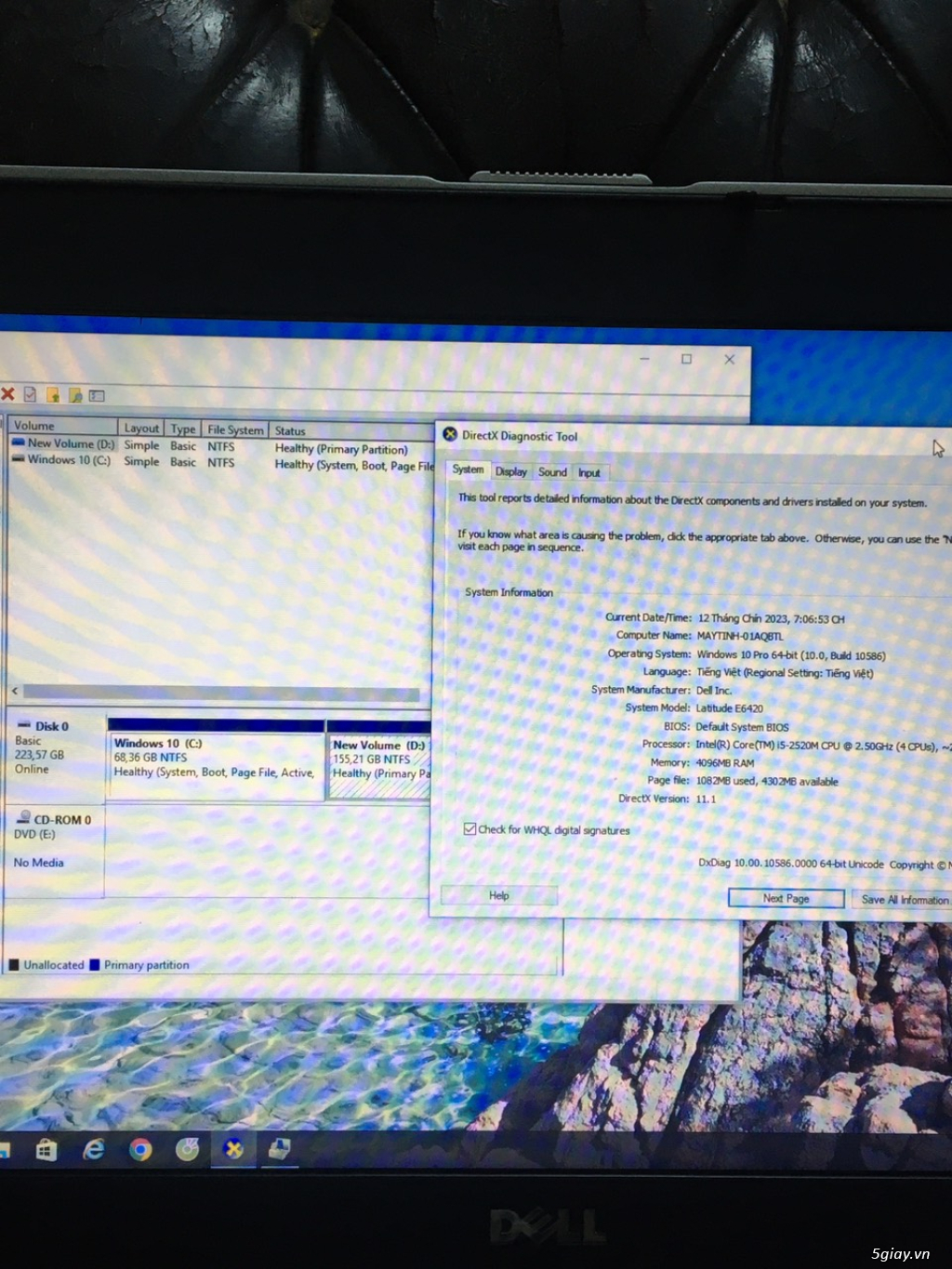 cần ra dell  latitude 6420 - 2