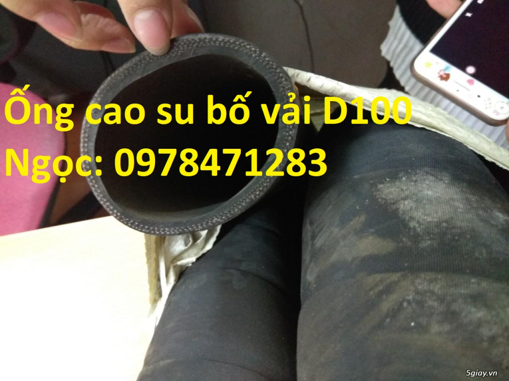 Nơi bán ống cao su bố vải phi 60 dẫn nước, dẫn hóa chất, dẫn chất thải - 4