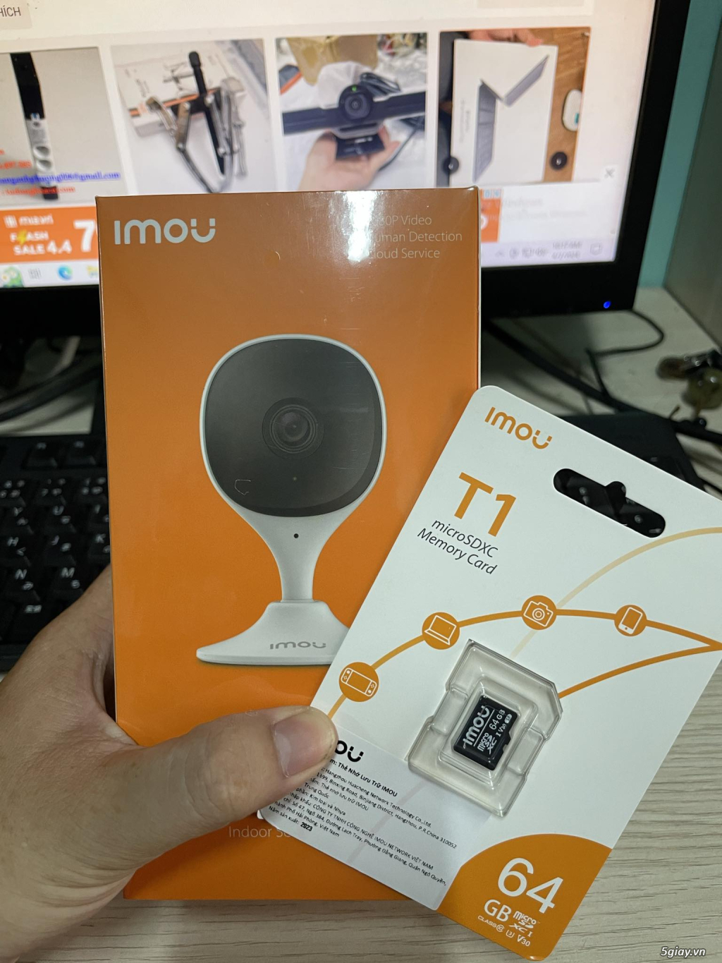 Giá Siêu Tốt! Camera Wifi #Imou C22SP giá siêu hạt dẻ + thẻ 64gb tặng - 1